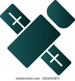 Satellitenbild-Vektorsymbol-Design
