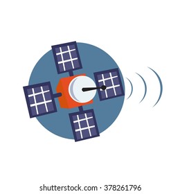 The satellite icon.