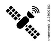 Satellite icon.  broadcast sign. vector illustration
