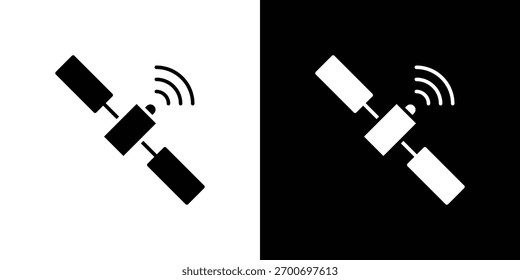 Satellite icon design concept. vector flat icons