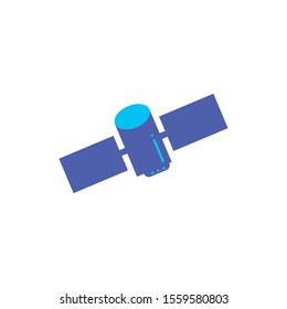 satellite icon design, Digital technology communication social media internet web and wireless theme Vector illustration