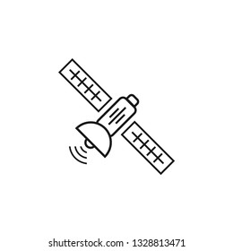 Satellite icon design template vector isolated illustration