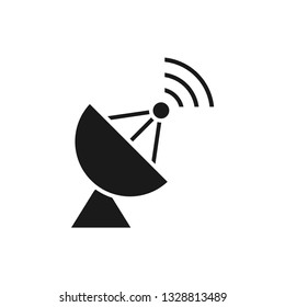Satellite icon design template vector isolated illustration