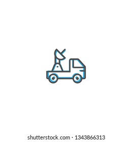 Satellite icon design. Transportation icon vector illustration