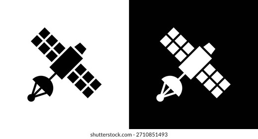 Ícones de satélite design vetor coleção. ícones planos.
