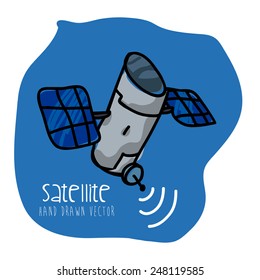 satellite icon design, vector illustration eps10 graphic 