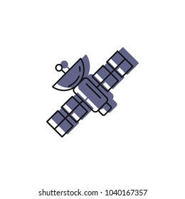 Satellite icon. Doodle illustration of Satellite vector icon for web and advertising