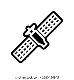 satellite icon. Element of Science for mobile concept and web apps icon. Glyph, flat icon for website design and development, app development