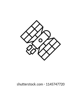satellite icon. Element of space for mobile concept and web apps illustration. Thin line icon for website design and development, app development