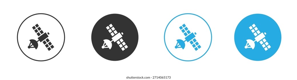 Satellite icon. Graphic icon design template