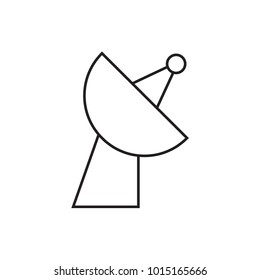 satellite icon illustration isolated vector sign symbol