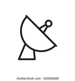 satellite icon illustration isolated vector sign symbol