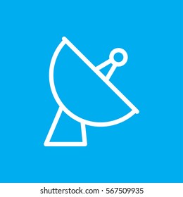 satellite icon illustration isolated vector sign symbol