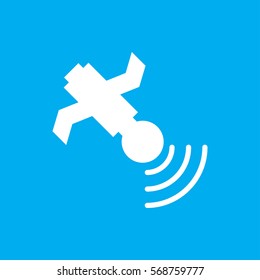 satellite icon illustration isolated vector sign symbol