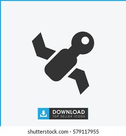 satellite icon illustration isolated vector sign symbol