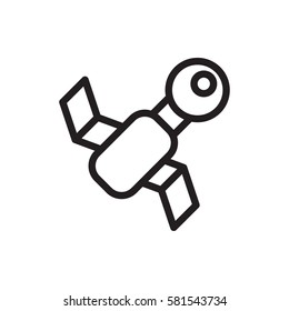 satellite icon illustration isolated vector sign symbol