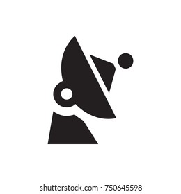 satellite icon illustration isolated vector sign symbol