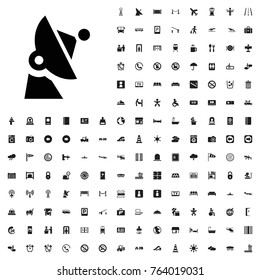 Satellite icon illustration isolated vector sign symbol. airport icons set for web and mobile.
