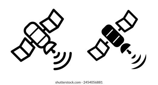 Satellite icon illustration vector design template