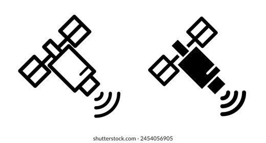 Satellite icon illustration vector design template