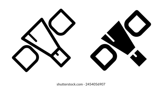 Satellite icon illustration vector design template