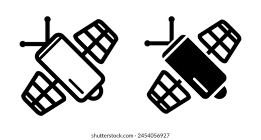Satellite icon illustration vector design template