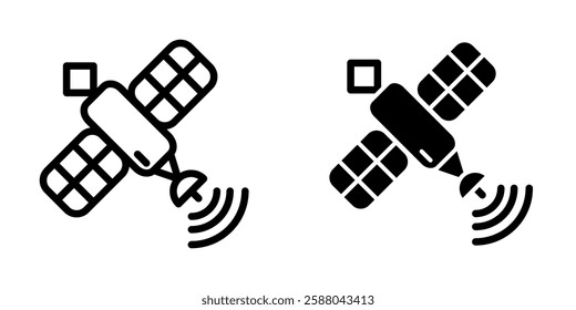 Satellite icon illustration vector design template