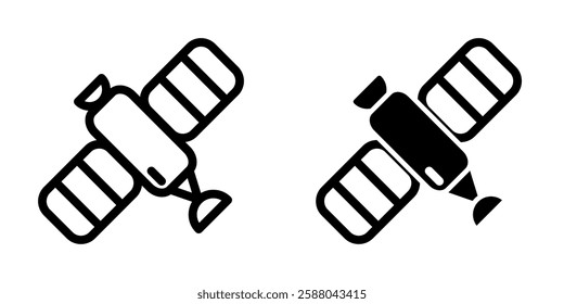 Satellite icon illustration vector design template