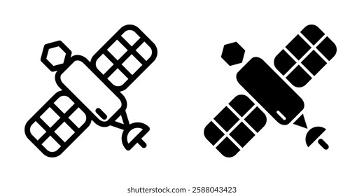 Satellite icon illustration vector design template