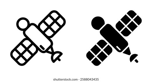 Satellite icon illustration vector design template