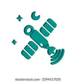 Satellite icon illustration vector design template