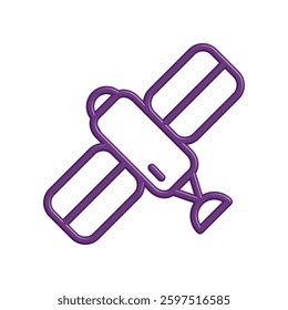 Satellite icon illustration vector design template