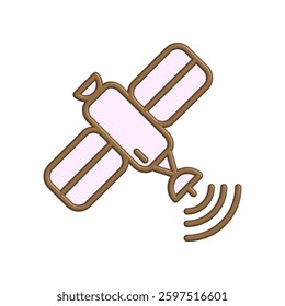 Satellite icon illustration vector design template
