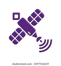 Satellite icon illustration vector design template