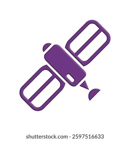Satellite icon illustration vector design template