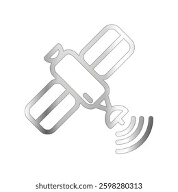 Satellite icon illustration vector design template