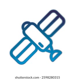 Satellite icon illustration vector design template