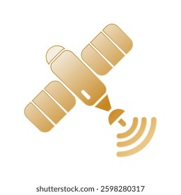 Satellite icon illustration vector design template