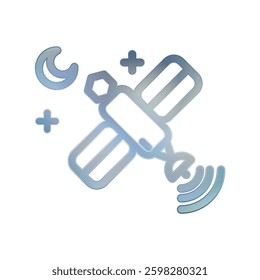 Satellite icon illustration vector design template
