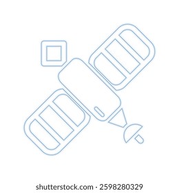 Satellite icon illustration vector design template
