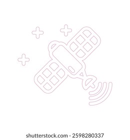 Satellite icon illustration vector design template