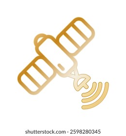 Satellite icon illustration vector design template