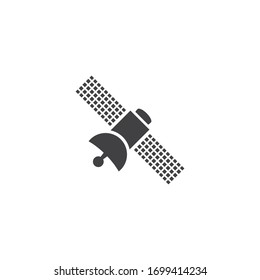 Satellite icon illustration vector flat design