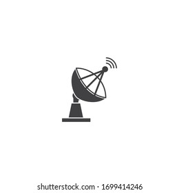 Satellite icon illustration vector flat design