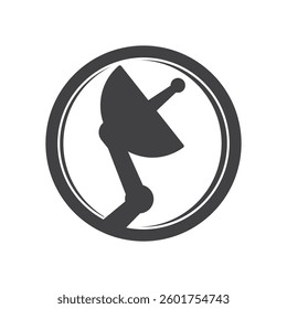 Satellite icon illustration vector flat design