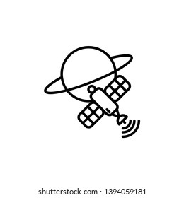 satellite icon, illustration vector template