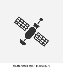 Satellite icon illustration,vector technology sign symbol