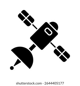 satellite icon Isolated flat vector in outline icon eps 10