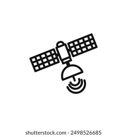 satellite icon isolated on white background