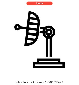 satellite icon isolated sign symbol vector illustration - high quality black style vector icons
